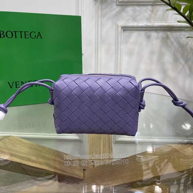 Bottega veneta高端女包 98090 寶緹嘉新款編織小方包 BV經典款編織小號肩背女包  gxz1307